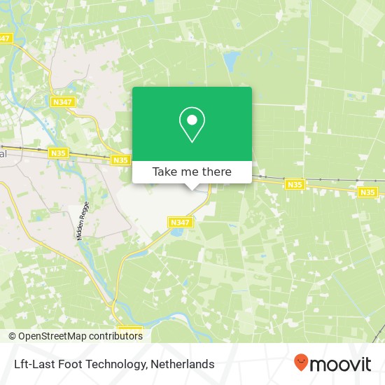 Lft-Last Foot Technology, Rudolf Diesselstraat 29 map