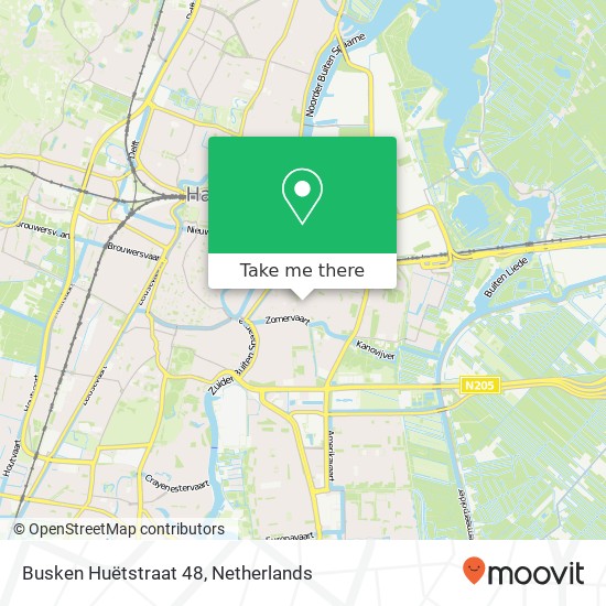 Busken Huëtstraat 48, 2032 VL Haarlem map