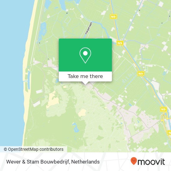 Wever & Stam Bouwbedrijf map