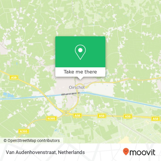 Van Audenhovenstraat, 5688 DA Oirschot map