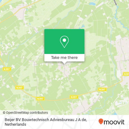 Beijer BV Bouwtechnisch Adviesbureau J A de, Dorpsplein 5 map