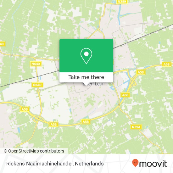 Rickens Naaimachinehandel, Bisschopsmolenstraat 115 map