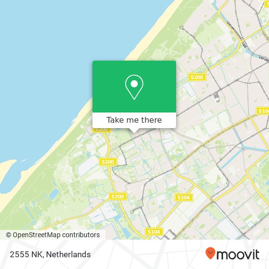 2555 NK, 2555 NK Den Haag, Nederland Karte