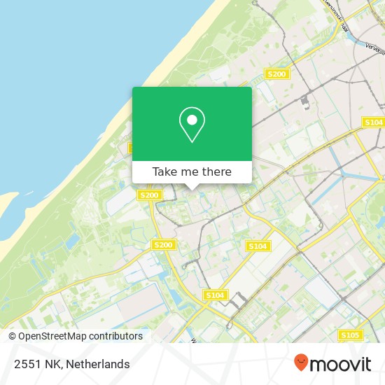 2551 NK, 2551 NK Den Haag, Nederland map