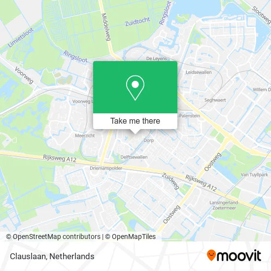 Clauslaan map