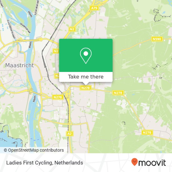 Ladies First Cycling, Raadhuisplein map