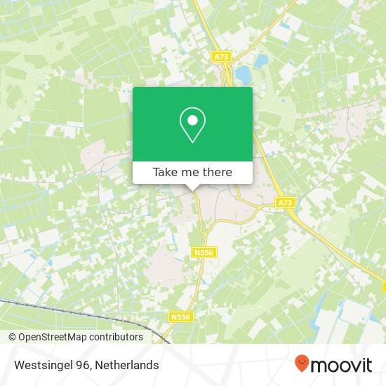 Westsingel 96, Westsingel 96, 5961 DH Horst, Nederland Karte