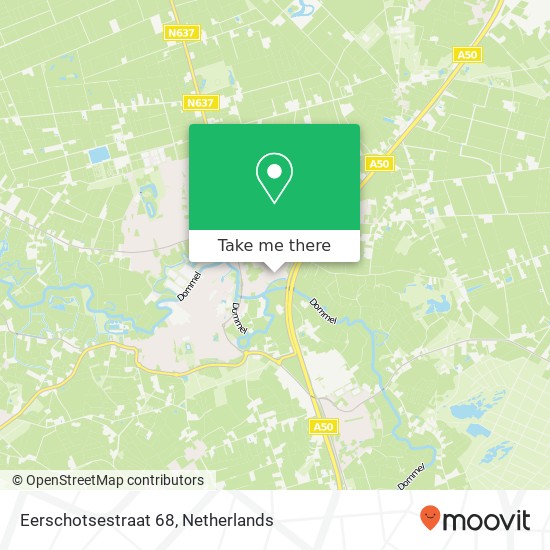 Eerschotsestraat 68, 5491 AD Sint-Oedenrode map