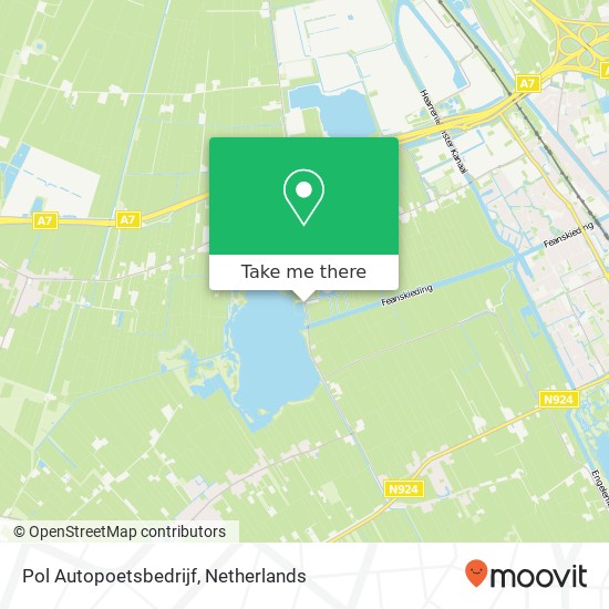 Pol Autopoetsbedrijf, Badweg 32 map