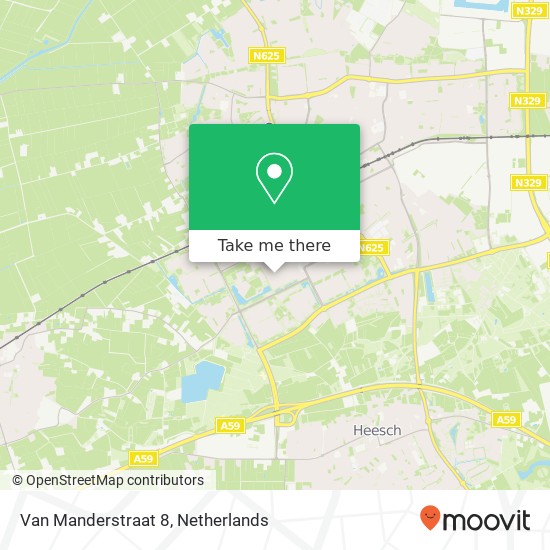 Van Manderstraat 8, 5344 VW Oss map
