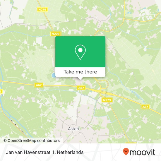 Jan van Havenstraat 1, 5724 AT Ommel map