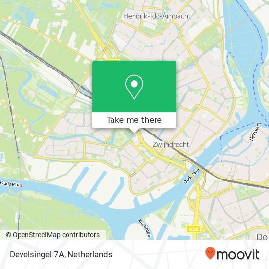 Develsingel 7A, Develsingel 7A, 3333 LD Zwijndrecht, Nederland map