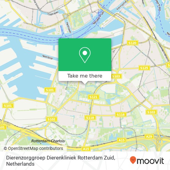 Dierenzorggroep Dierenkliniek Rotterdam Zuid, Roerdomplaan 2 map