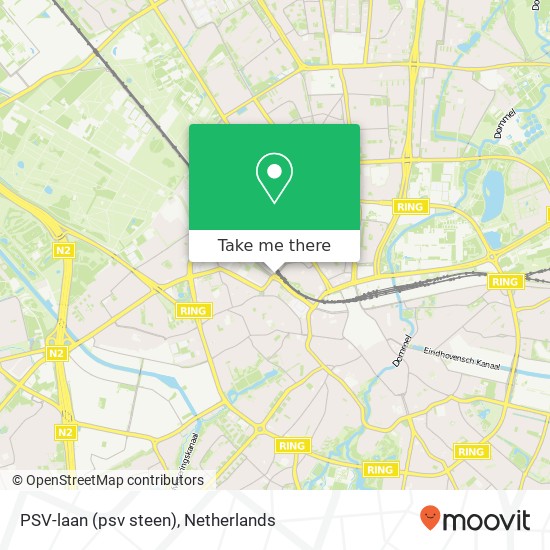 PSV-laan (psv steen), 5616 Eindhoven Karte