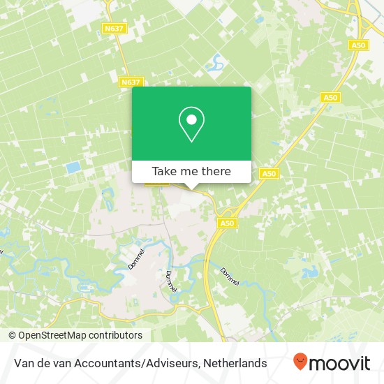 Van de van Accountants / Adviseurs, Jan Tinbergenstraat 4 map