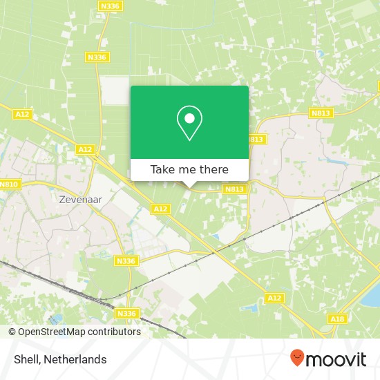 Shell, Tatelaarweg 21 map