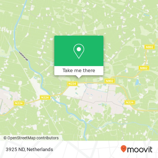 3925 ND, 3925 ND Scherpenzeel, Nederland map