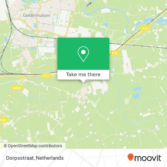 Dorpsstraat, 4194 Meteren map