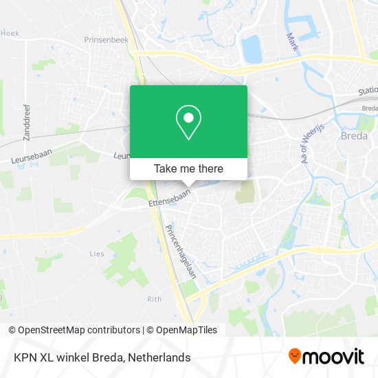 KPN XL winkel Breda Karte