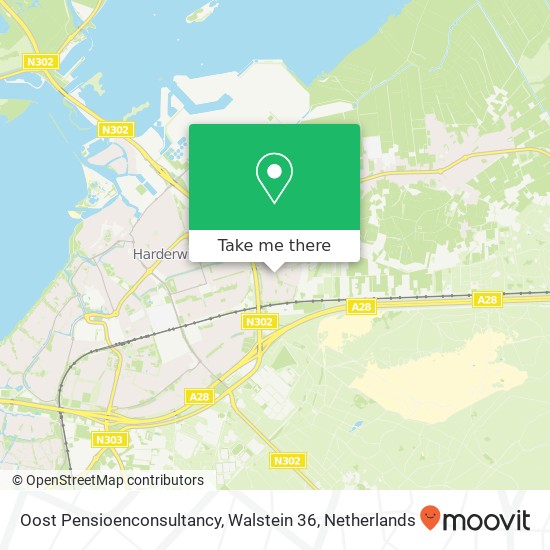 Oost Pensioenconsultancy, Walstein 36 map