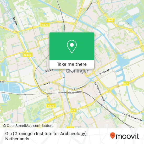 Gia (Groningen Institute for Archaeology), Poststraat 6 map