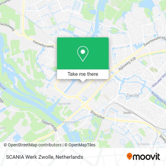 SCANIA Werk Zwolle map