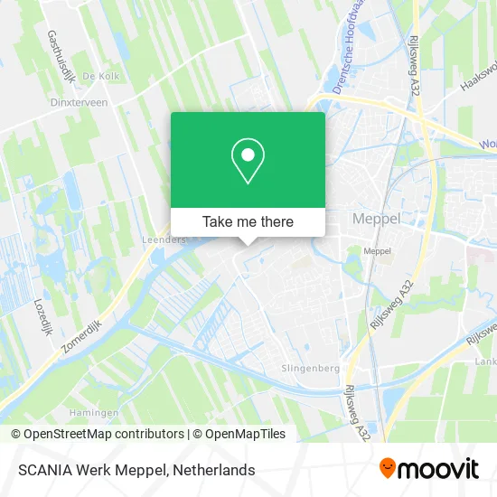 SCANIA Werk Meppel map