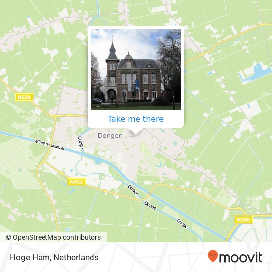 Hoge Ham, 5104 Dongen map