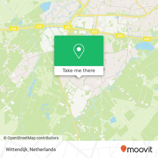 Wittendijk, Wittendijk, 5051 GA Goirle, Nederland map