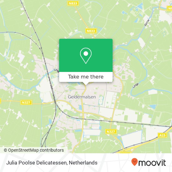 Julia Poolse Delicatessen, Zaaiwaardweg 6 map