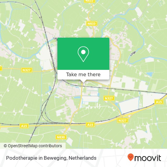 Podotherapie in Beweging, Rijksstraatweg 64 map