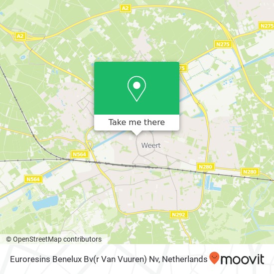 Euroresins Benelux Bv(r Van Vuuren) Nv Karte