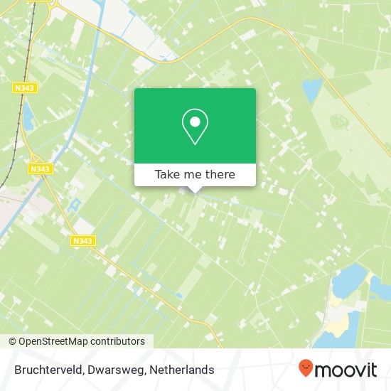 Bruchterveld, Dwarsweg map