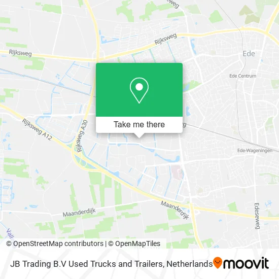 JB Trading B.V Used Trucks and Trailers map