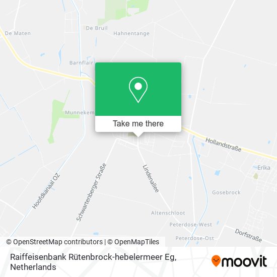 Raiffeisenbank Rütenbrock-hebelermeer Eg map