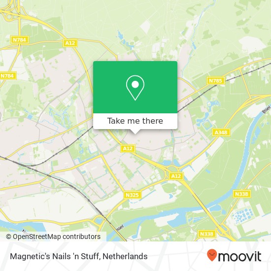 Magnetic's Nails 'n Stuff, Karel van Gelderstraat 10 map