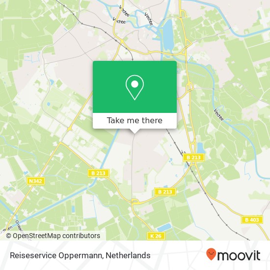 Reiseservice Oppermann map