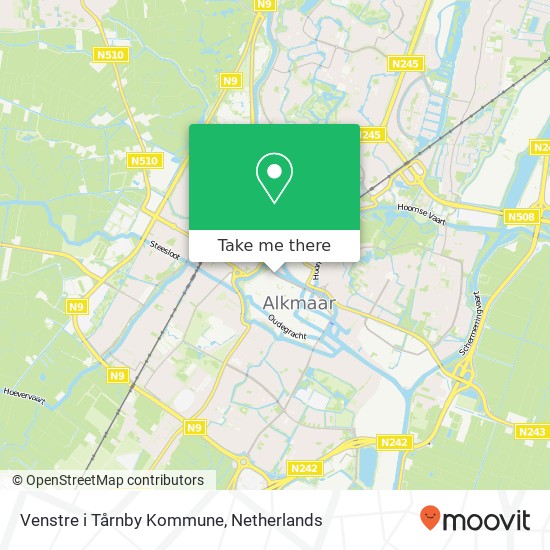 Venstre i Tårnby Kommune Karte