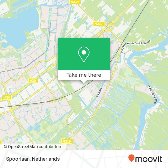 Spoorlaan, 2912 Nieuwerkerk aan den IJssel Karte