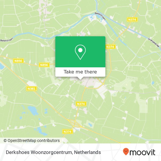 Derkshoes Woonzorgcentrum, Marsdijk 1 map
