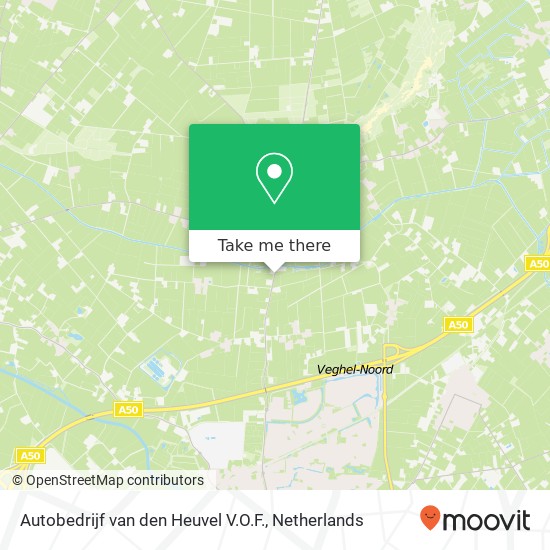 Autobedrijf van den Heuvel V.O.F., Watersteeg 8 map