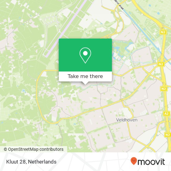 Kluut 28, 5508 MV Veldhoven map