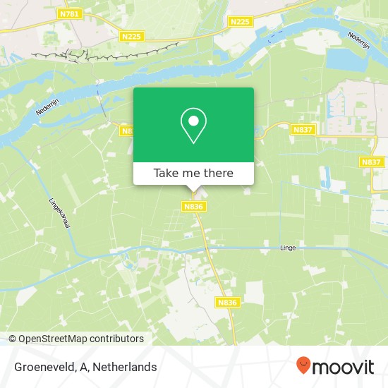 Groeneveld, A Karte