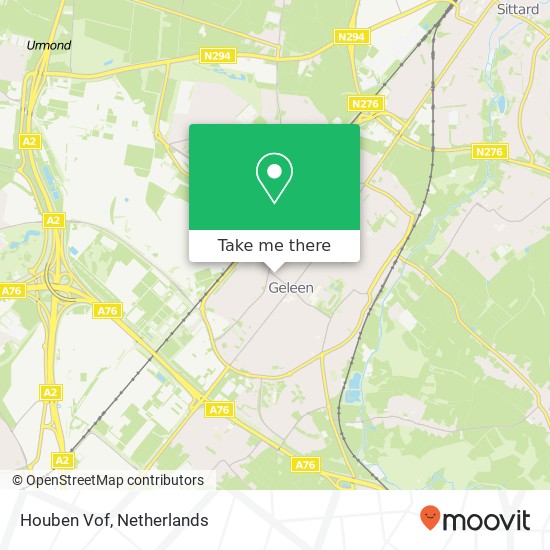 Houben Vof map