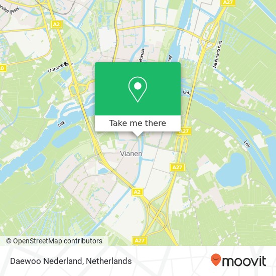 Daewoo Nederland map