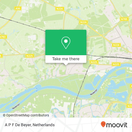 A P F De Beyer map