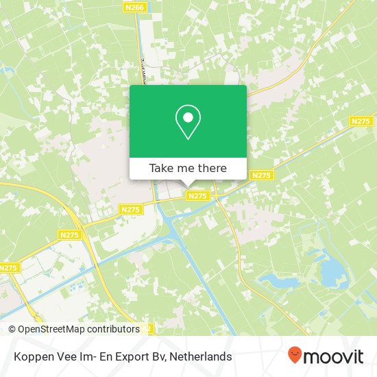 Koppen Vee Im- En Export Bv Karte