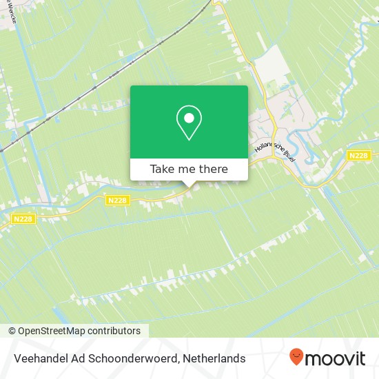 Veehandel Ad Schoonderwoerd map