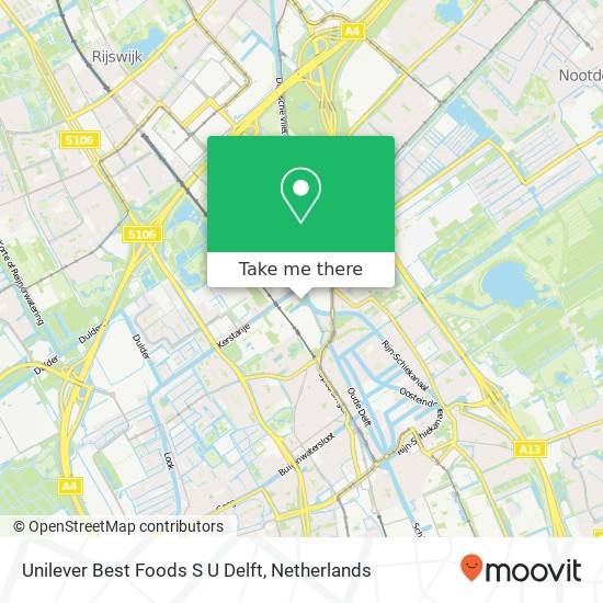 Unilever Best Foods S U Delft map