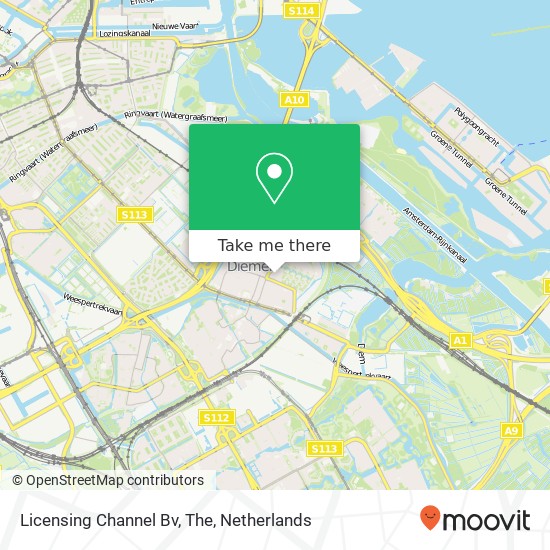 Licensing Channel Bv, The map